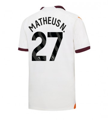 Manchester City Matheus Nunes #27 Koszulka Wyjazdowych 2023-24 Krótki Rękaw